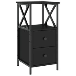 VidaXL 825943 Table de nuit et table de chevet Noir