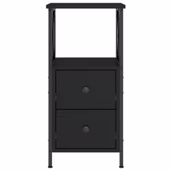VidaXL 825943 Table de nuit et table de chevet Noir - Vue supplémentaire 6