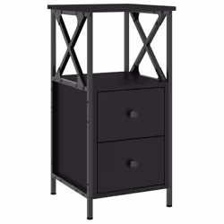 VidaXL 825944 Table de nuit et table de chevet Noir