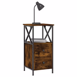 VidaXL 825947 Table de nuit et table de chevet Chêne