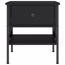 VidaXL 825953 Table de nuit et table de chevet Noir - Vue supplémentaire 5