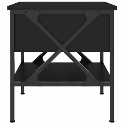 VidaXL 825953 Table de nuit et table de chevet Noir - Vue supplémentaire 7