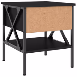 VidaXL 825953 Table de nuit et table de chevet Noir - Vue supplémentaire 8