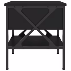 VidaXL 825954 Table de nuit et table de chevet Noir - Vue supplémentaire 8