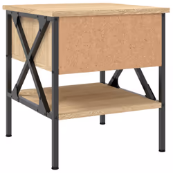 VidaXL 825955 Table de nuit et table de chevet Chêne - Vue supplémentaire 8