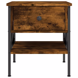 VidaXL 825958 Table de nuit et table de chevet Chêne - Vue supplémentaire 6