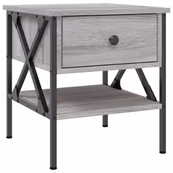 VidaXL 825960 Table de nuit et table de chevet Chêne - Vue supplémentaire 5