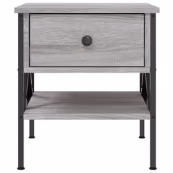 VidaXL 825960 Table de nuit et table de chevet Chêne - Vue supplémentaire 6