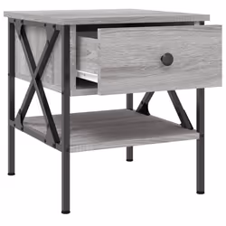 VidaXL 825960 Table de nuit et table de chevet Chêne - Vue supplémentaire 7