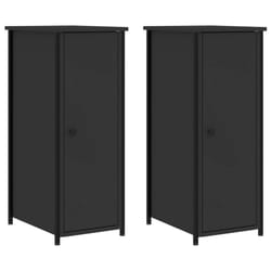VidaXL 825964 Table de nuit et table de chevet Noir