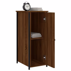 VidaXL 825972 Table de nuit et table de chevet Chêne - Vue supplémentaire 4