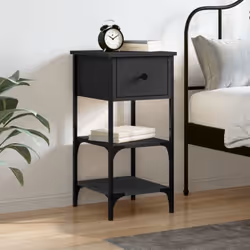 Avec un design simple et compact, cette table de chevet s'intègre facilement dans votre chambre à coucher ou votre salon et a ...