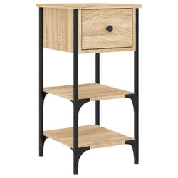 VidaXL 825975 Table de nuit et table de chevet Chêne