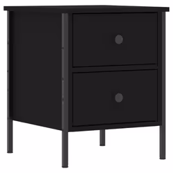 VidaXL 825983, Noir, Fer, Bois, 400 mm, 420 mm, 500 mm, 1 pièce(s)