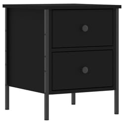 VidaXL 825983 Table de nuit et table de chevet Noir