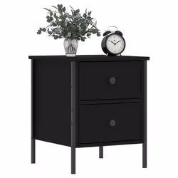 VidaXL 825983 Table de nuit et table de chevet Noir