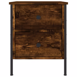 VidaXL 825987 Table de nuit et table de chevet Chêne - Vue supplémentaire 5