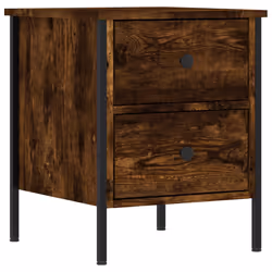 VidaXL 825988 Table de nuit et table de chevet Chêne - Vue supplémentaire 5