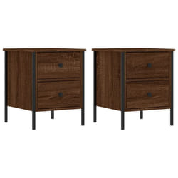 VidaXL 825992 Table de nuit et table de chevet Chêne