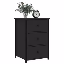 VidaXL 825993 Table de nuit et table de chevet Noir