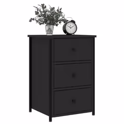VidaXL 825994 Table de nuit et table de chevet Noir