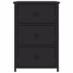 VidaXL 825994 Table de nuit et table de chevet Noir - Vue supplémentaire 6
