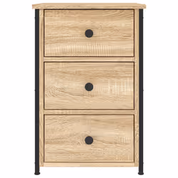 VidaXL 825995 Table de nuit et table de chevet Chêne - Vue supplémentaire 5