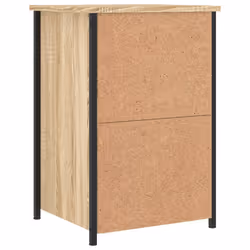 VidaXL 825995 Table de nuit et table de chevet Chêne - Vue supplémentaire 8