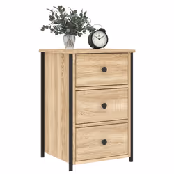 VidaXL 825996 Table de nuit et table de chevet Chêne