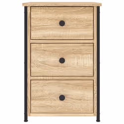 VidaXL 825996 Table de nuit et table de chevet Chêne - Vue supplémentaire 5