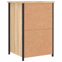 VidaXL 825996 Table de nuit et table de chevet Chêne - Vue supplémentaire 8