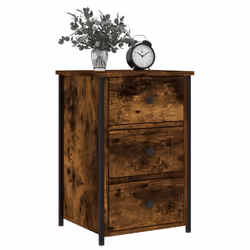 VidaXL 825997 Table de nuit et table de chevet Chêne - Vue supplémentaire 3