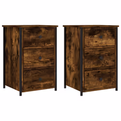 VidaXL 825998, Chêne, Fer, Bois, 400 mm, 360 mm, 600 mm, 2 pièce(s)