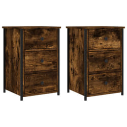 VidaXL 825998 Table de nuit et table de chevet Chêne