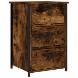 VidaXL 825998 Table de nuit et table de chevet Chêne - Vue supplémentaire 5