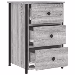 VidaXL 825999 Table de nuit et table de chevet Chêne - Vue supplémentaire 6