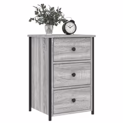 VidaXL 826000 Table de nuit et table de chevet Chêne - Vue supplémentaire 3