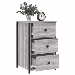 VidaXL 826000 Table de nuit et table de chevet Chêne - Vue supplémentaire 4