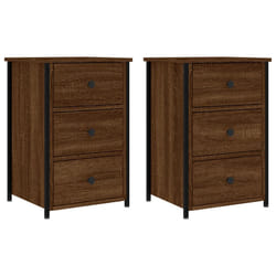 VidaXL 826002 Table de nuit et table de chevet Chêne