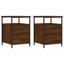 VidaXL 826012 Table de nuit et table de chevet Chêne