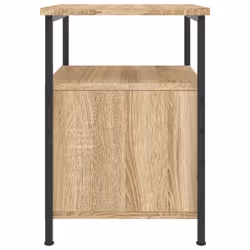 VidaXL 826015 Table de nuit et table de chevet Chêne - Vue supplémentaire 7