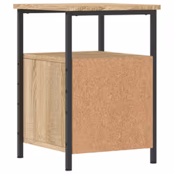 VidaXL 826015 Table de nuit et table de chevet Chêne - Vue supplémentaire 8