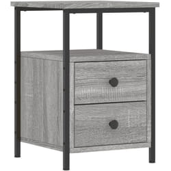 Table de chevet sonoma gris 34x35,5x50 cm bois d'ingénierie Vidaxl