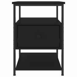 VidaXL 826024 Table de nuit et table de chevet Noir - Vue supplémentaire 7