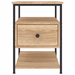 VidaXL 826025 Table de nuit et table de chevet Chêne - Vue supplémentaire 7