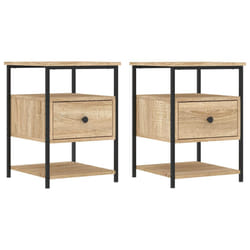 VidaXL 826026 Table de nuit et table de chevet Chêne