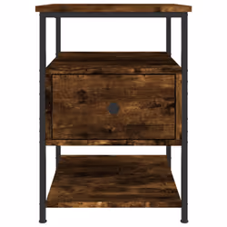 VidaXL 826027 Table de nuit et table de chevet Chêne - Vue supplémentaire 6