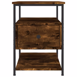 VidaXL 826028 Table de nuit et table de chevet Chêne - Vue supplémentaire 7