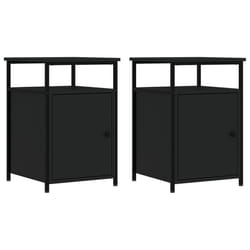 VidaXL 826034 Table de nuit et table de chevet Noir
