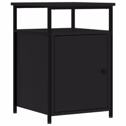 VidaXL 826034 Table de nuit et table de chevet Noir